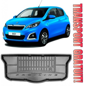 Peugeot 108 Hatchback din 07.2014 - Prezent *2, Tavita Pentru Portbagaj Lux Premium Dedicata,