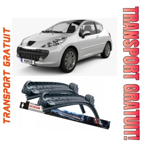 Peugeot 207 Set 2 stergatoare parbriz Bosch Bosch Aerotwin compatibile cu Peugeot 207 2007-2013 (65 cm / 40 cm)