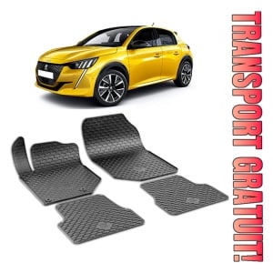 Peugeot 208 (2019-2025) Set 4 covorase auto cauciuc Urban Line