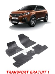 Peugeot 3008 I, Hatchback, fabricat din 05.2009 - 10.2016, set covorase auto dedicate, din cauciuc 100% Premium - Transport Gratuit accesorii pentru autoturismul tau - masina v38403