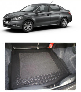 Peugeot 301 Sedan din 02.2013 - Prezent *1, Tavita Pentru Portbagaj Lux Premium Dedicata, accesorii pentru autoturismul tau - masina v187460