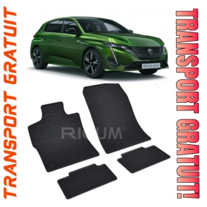 Peugeot 308 Hybrid fabricat din 2022 - Prezent, Combi, set covorase auto dedicate, din cauciuc 100% Premium