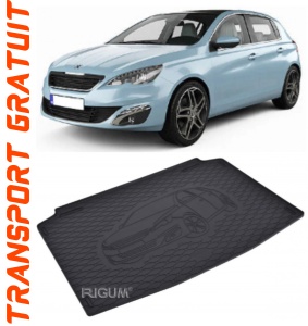 Peugeot 308 II din 08.2013 - 11.2021 Hatchback *1 , Tavita Pentru Portbagaj Lux Premium Dedicata, accesorii pentru autoturismul tau - masina v178922