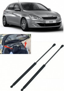 Peugeot 308 II Set 2 amortizoare pentru portbagaj / haion Krosno compatibil cu Peugeot 308 II Hatchback fabricat intre 2013-2021 accesorii pentru autoturismul tau - masina v89299