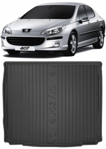 Peugeot 407 din 2004 - 12.2010 Sedan *1 , Tavita Pentru Portbagaj Lux Premium Dedicata, accesorii pentru autoturismul tau - masina v181196