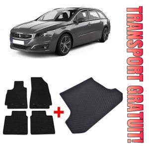 Peugeot 508 II Combi din 11.2018 - Prezent *1, Set Covorase + tavita portbagaj auto