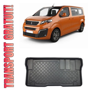 Peugeot E-Traveller Van din 01.2016 - Prezent, Tavita Pentru Portbagaj Lux Premium Dedicata, Ampatament Mediu L2 In Spatele Randului 3 *1