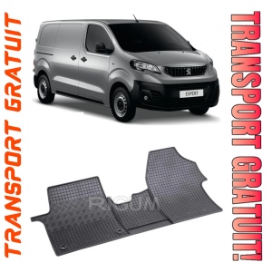 Peugeot Expert E-III fabricat din 10.2020 - Prezent, Van, 2-3 Locuri, set covorase auto dedicate, din cauciuc 100% Premium