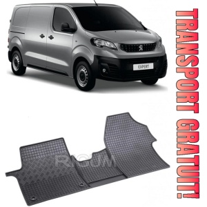 Peugeot Expert III, Van, fabricat din 01.2016 - Prezent, 2-3 Locuri, set covorase auto dedicate, din cauciuc 100% Premium