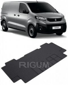 Peugeot Expert III, Van, fabricat din 01.2016 - Prezent, Rand 2, Masina Are 5 Locuri, set covorase auto dedicate, din cauciuc 100% Premium accesorii pentru autoturismul tau - masina v160957