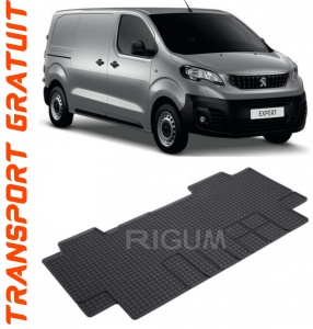 Peugeot Expert III, Van, fabricat din 01.2016 - Prezent, Rand 2, Masina Are 6 Locuri, set covorase auto dedicate, din cauciuc 100% Premium accesorii pentru autoturismul tau - masina v157192