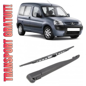 Peugeot Partner Brat stergator pentru luneta spate cu lamela 400 mm, compatibil cu Peugeot Partner van fabricat intre 1996-2015, calitate extra
