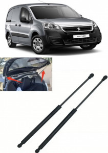 Peugeot Partner Set 2 amortizoare pentru portbagaj / haion Krosno compatibil cu Peugeot Partner Van fabricat intre 2009 accesorii pentru autoturismul tau - masina v88319