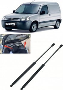 Peugeot Partner Set 2 amortizoare pentru portbagaj / haion Krosno compatibil cu Peugeot Partner Van fabricat intre 2008 accesorii pentru autoturismul tau - masina v88680