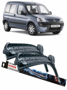 Peugeot Partner Set 2 stergatoare parbriz Bosch Bosch Aerotwin compatibile cu Peugeot Partner 2008-2013 (65 cm / 40 cm) accesorii pentru autoturismul tau - masina v133323