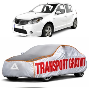 Prelata Antigrindina pentru auto Dacia Sandero Stepway II (2012-2020) - husa protectie antigrindina si intemperii meteo severe - anti-grindina vijelii furtuni pentru auto