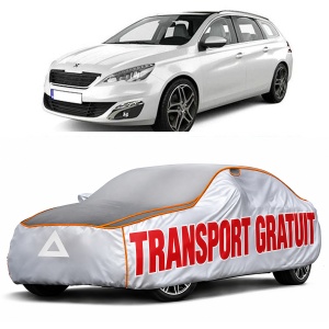 Prelata Antigrindina pentru auto Peugeot 308 (2014-) - husa protectie antigrindina si intemperii meteo severe - anti-grindina vijelii furtuni pentru auto