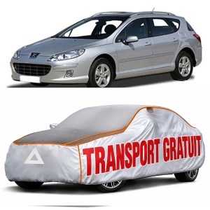 Prelata Antigrindina pentru auto Peugeot 407 (2004-2011) - husa protectie antigrindina si intemperii meteo severe - anti-grindina vijelii furtuni pentru auto