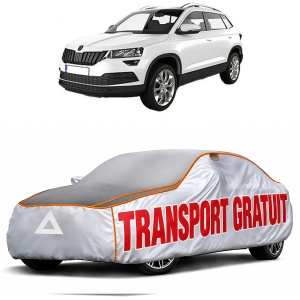Prelata Antigrindina pentru auto Skoda Karoq (2018-) - husa protectie antigrindina si intemperii meteo severe - anti-grindina vijelii furtuni pentru auto