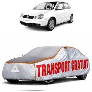Prelata Antigrindina pentru auto Volkswagen Polo 6Q / 9N / 9N3 IV 2002-2009 - husa protectie antigrindina si intemperii meteo severe - anti-grindina vijelii furtuni pentru auto