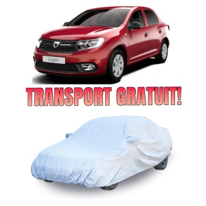 Prelata auto compatibila cu Dacia Logan (2012-2020) husa exterioara pentru protectie auto - Img 1
