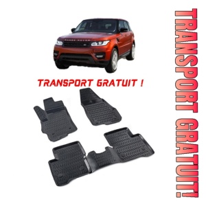 Range Rover Sport I (L320) 2005-2013 Set 4 covorase auto din cauciuc tip tavita premium line 3D - Transport Gratuit!