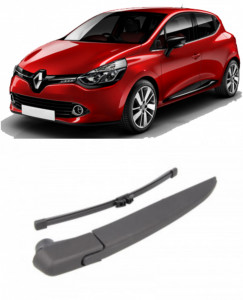 Renault Clio IV Brat stergator pentru luneta spate cu lamela 250 mm, compatibil cu Renault Clio IV Hatchback fabricat intre 2012, calitate extra accesorii pentru autoturismul tau - masina v92451