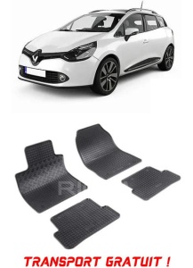 Renault Clio IV, Combi, fabricat din 03.2013 - Prezent, set covorase auto dedicate, din cauciuc 100% Premium - Transport Gratuit accesorii pentru autoturismul tau - masina v38164