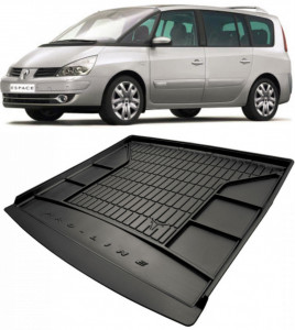 Renault Espace IV Van din 10.2002 - 12.2014, Tavita Pentru Portbagaj Lux Premium Dedicata, Rand 3 Culcat *1 accesorii pentru autoturismul tau - masina v185181