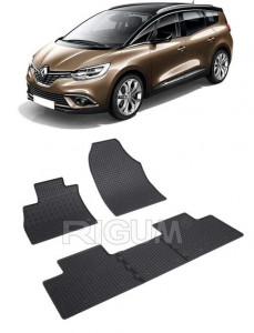 Renault Grand Scenic IV, Van, fabricat din 12.2016 - Prezent, set covorase auto dedicate, din cauciuc 100% Premium accesorii pentru autoturismul tau - masina v161216