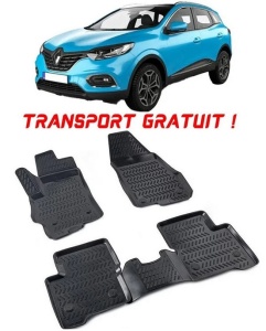 Renault Kadjar 2015-2021 Set 4 covorase auto din cauciuc tip tavita premium line 3D - Transport Gratuit! accesorii pentru autoturismul tau - masina v48436
