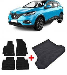 Renault Kadjar Suv din 06.2015 - Prezent *1, Set Covorase + tavita portbagaj auto - Img 2