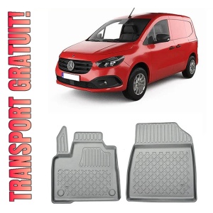 Renault Kangoo III Din 2021 - Prezent, Van , Set Covorase Auto Tip Tavita Premium 3D, din cauciuc