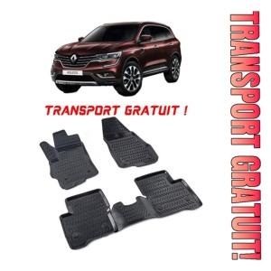 Renault Koleos II 2016-2025 Set 4 covorase auto din cauciuc tip tavita premium line 3D - Transport Gratuit!