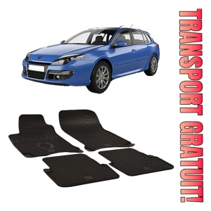 Renault Laguna (2007 - 2015) Set 4 covorase auto cauciuc Urban Line