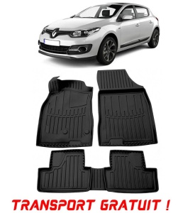 Renault Megane III (Hatchback) (2008-2015) Set covorase auto cauciuc G.Modern Line 3D transport gratuit accesorii pentru autoturismul tau - masina v49999