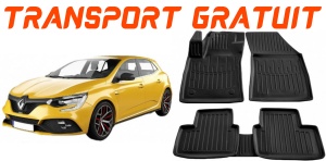 Renault Megane IV (2015 - prezent) Set covorase auto cauciuc G.Modern Line 3D accesorii pentru autoturismul tau - masina v241494