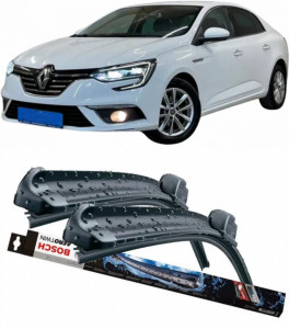 Renault Megane Set 2 stergatoare parbriz Bosch Bosch Aerotwin 60 cm/45 cm compatibile cu Renault Megane IV Grandtour (K9A/M/N_) din 2016 (60 cm / 45 cm) accesorii pentru autoturismul tau - masina v122596