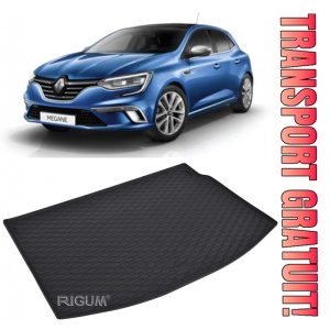 Renault Megane Tavita pentru portbagaj din cauciuc, compatibila Renault Megane III fabricatie 11.2008 - 12.2015, caroserie hatchback