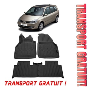 Renault Scenic II (2003-2009) Set covorase auto cauciuc G.Modern Line 3D transport gratuit