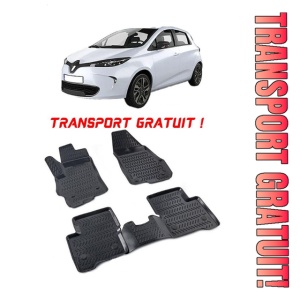 Renault Zoe 2012-2025 Set 4 covorase auto din cauciuc tip tavita premium line 3D - Transport Gratuit!