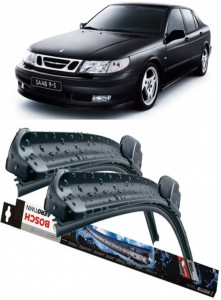 Saab 45421 Set 2 stergatoare parbriz Bosch Bosch Aerotwin compatibile cu Saab 9-5 2010-2012 (60 cm / 53 cm) accesorii pentru autoturismul tau - masina v132700