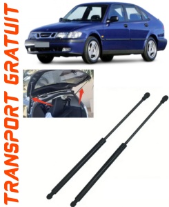 SAAB 9-3 Set 2 amortizoare pentru portbagaj Krosno compatibil cu SAAB 9-3 Hatchback fabricat intre 1998-2002 accesorii pentru autoturismul tau - masina v85377
