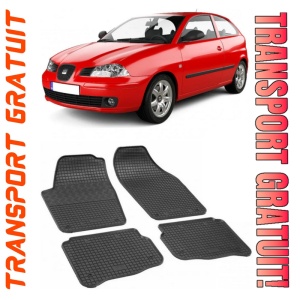 Seat Ibiza III, Hatchback, fabricat din 02.2002 - 2008, 6L, set covorase auto dedicate, din cauciuc 100% Premium