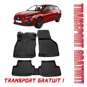 Seat Leon IV (KL1/KL8) (2020-2025) Set covorase auto cauciuc G.Modern Line 3D transport gratuit