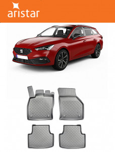 Seat Leon IV Phev, Combi, Din 2020 - Prezent , Set Covorase Auto Tip Tavita Premium 3D, din cauciuc accesorii pentru autoturismul tau - masina v169994