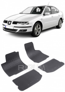 Seat Toledo II, Sedan, fabricat din 1999 - 2004, set covorase auto dedicate, din cauciuc 100% Premium accesorii pentru autoturismul tau - masina v158193