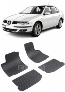 Seat Toledo II, Sedan, fabricat din 1999 - 2004, set covorase auto dedicate, din cauciuc 100% Premium accesorii pentru autoturismul tau - masina v158196