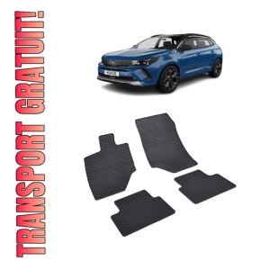 Set 1 covorase Opel Grandland Hybrid 2025-prezent, din cauciuc 100%, compatibile cu autoturismul OPEL Grandland