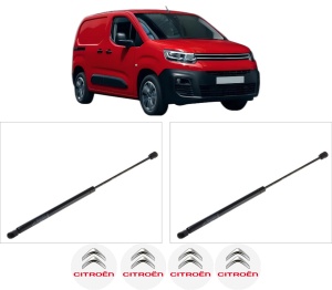 Set 2 amortizoare portbagaj haion CITROEN BERLINGO Box Body/MPV (K9) din 2018-2021, 2 bucati, KROSNO, 4 stickere auto CITROEN v2460